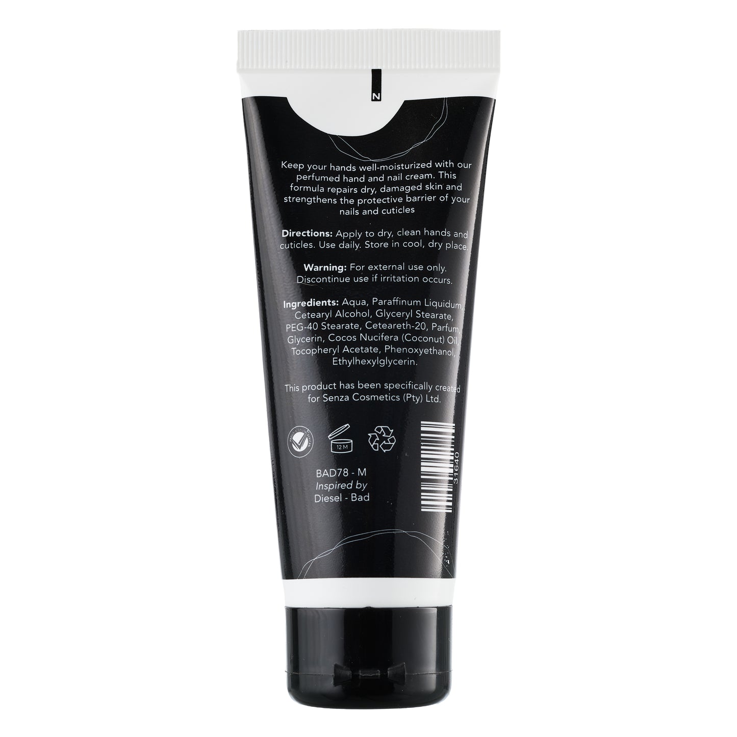 HAND CREAM BAD78 - M INSPIRED BY DIESEL - BAD