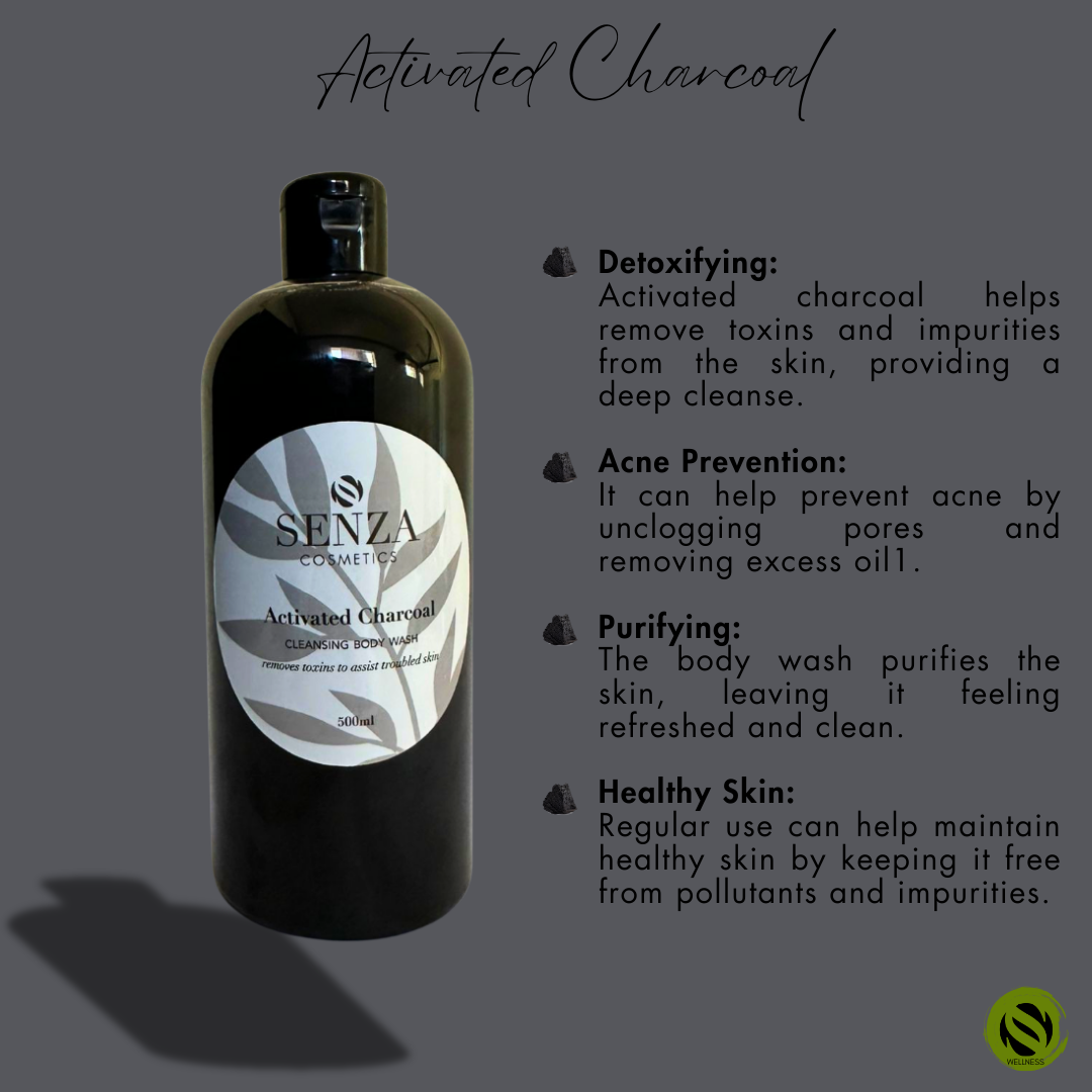 WELLNESS BODY WASH - CHARCOAL